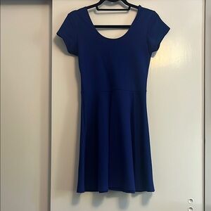Elegant Blue Women's Dress